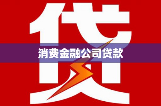 分宜消费金融公司贷款