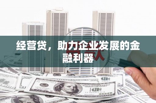 分宜经营贷，助力企业发展的金融利器