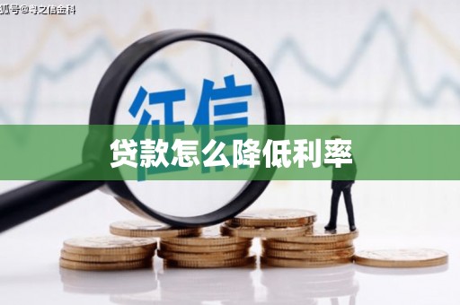 分宜贷款怎么降低利率