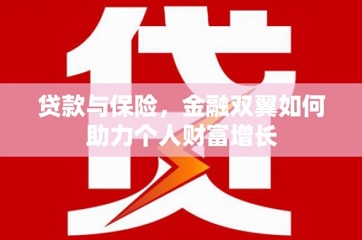 分宜贷款与保险，金融双翼如何助力个人财富增长