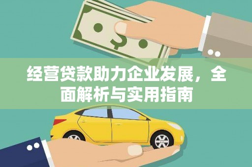 分宜经营贷款助力企业发展，全面解析与实用指南