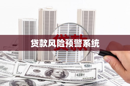 分宜贷款风险预警系统