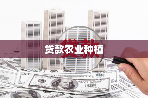 分宜贷款农业种植