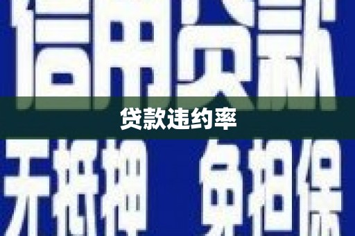 分宜贷款违约率