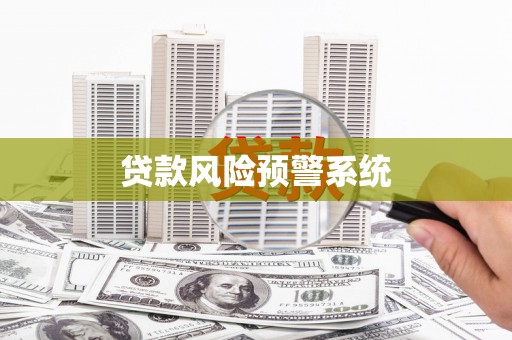 分宜贷款风险预警系统