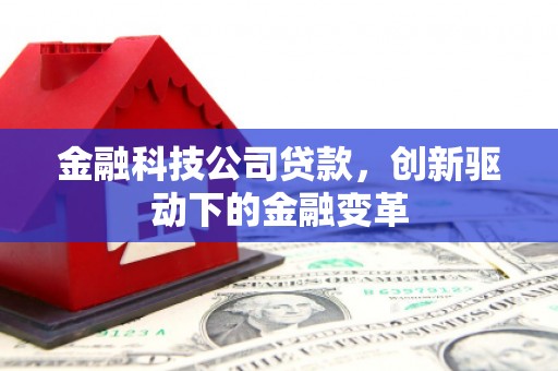 分宜金融科技公司贷款，创新驱动下的金融变革