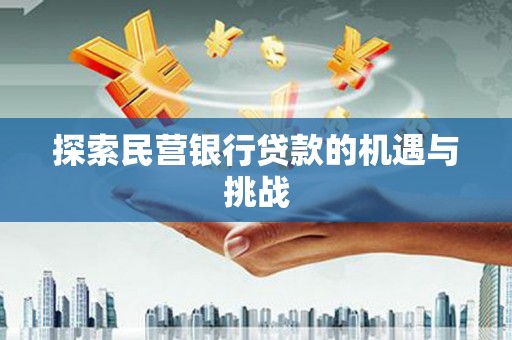 分宜探索民营银行贷款的机遇与挑战