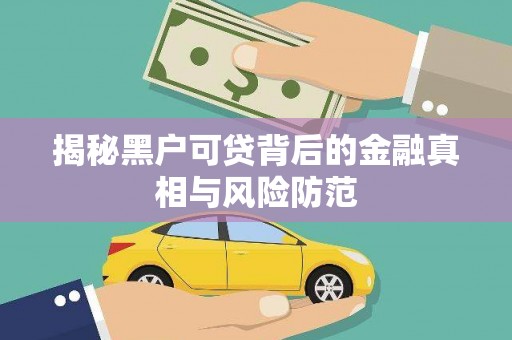 分宜揭秘黑户可贷背后的金融真相与风险防范