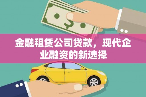 分宜金融租赁公司贷款，现代企业融资的新选择