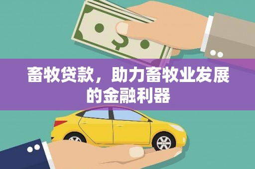 分宜畜牧贷款，助力畜牧业发展的金融利器