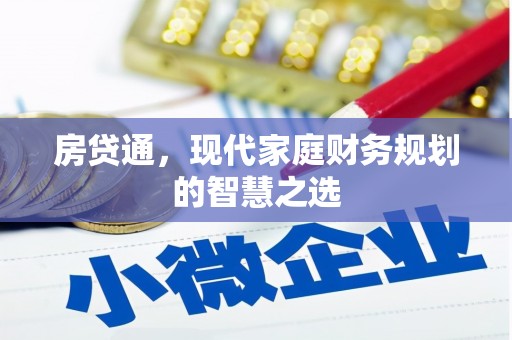 分宜房贷通，现代家庭财务规划的智慧之选