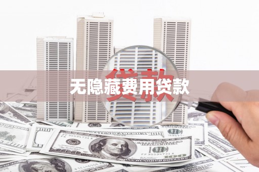 分宜无隐藏费用贷款