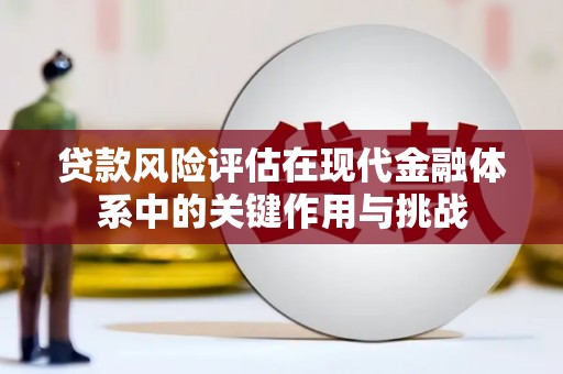 分宜贷款风险评估在现代金融体系中的关键作用与挑战