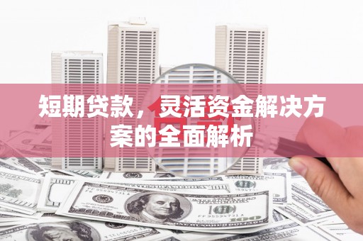 分宜短期贷款，灵活资金解决方案的全面解析