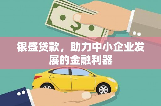 分宜银盛贷款，助力中小企业发展的金融利器