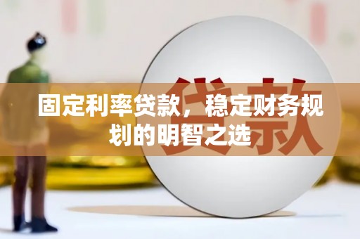 分宜固定利率贷款，稳定财务规划的明智之选