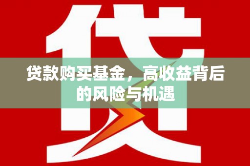 分宜贷款购买基金，高收益背后的风险与机遇