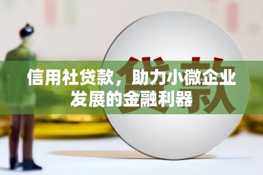 分宜信用社贷款，助力小微企业发展的金融利器