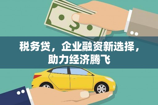 分宜税务贷，企业融资新选择，助力经济腾飞