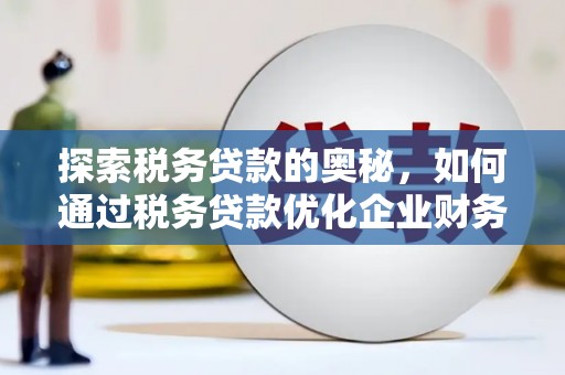 分宜探索税务贷款的奥秘，如何通过税务贷款优化企业财务