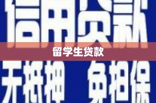 分宜留学生贷款
