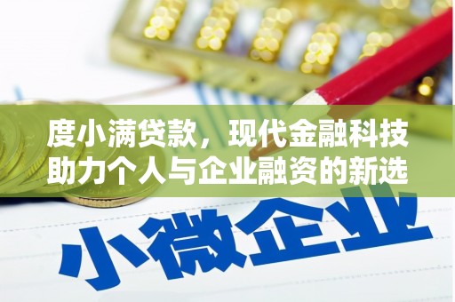 分宜度小满贷款，现代金融科技助力个人与企业融资的新选择