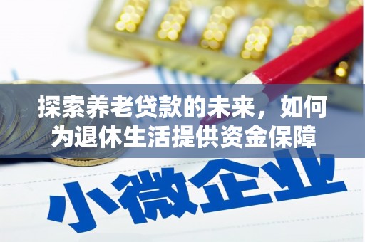 分宜探索养老贷款的未来，如何为退休生活提供资金保障
