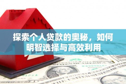 分宜探索个人贷款的奥秘，如何明智选择与高效利用