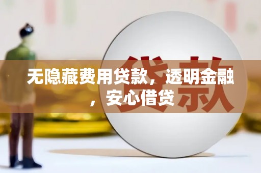 分宜无隐藏费用贷款，透明金融，安心借贷