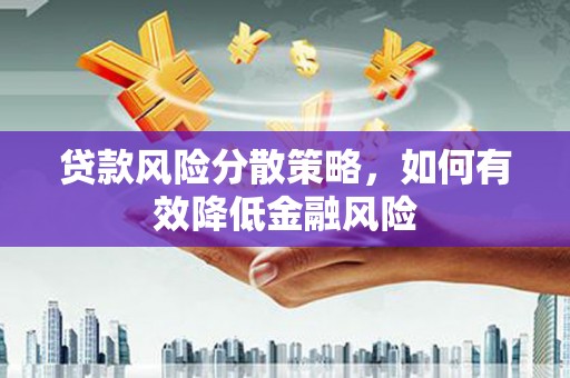 分宜贷款风险分散策略，如何有效降低金融风险