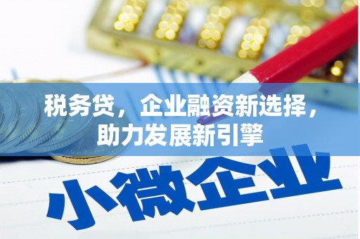 分宜税务贷，企业融资新选择，助力发展新引擎
