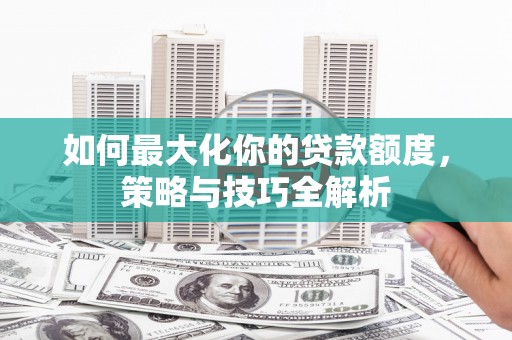 分宜如何最大化你的贷款额度，策略与技巧全解析