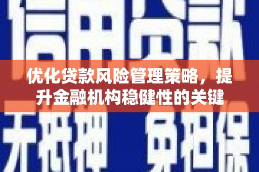 分宜优化贷款风险管理策略，提升金融机构稳健性的关键