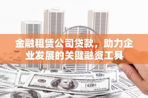 分宜金融租赁公司贷款，助力企业发展的关键融资工具