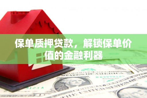 分宜保单质押贷款，解锁保单价值的金融利器