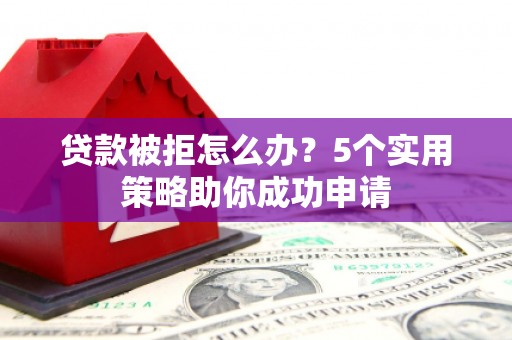 分宜贷款被拒怎么办？5个实用策略助你成功申请