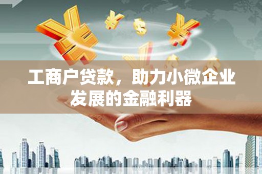 分宜工商户贷款，助力小微企业发展的金融利器
