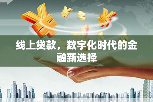 分宜线上贷款，数字化时代的金融新选择