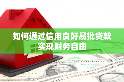 分宜如何通过信用良好易批贷款实现财务自由