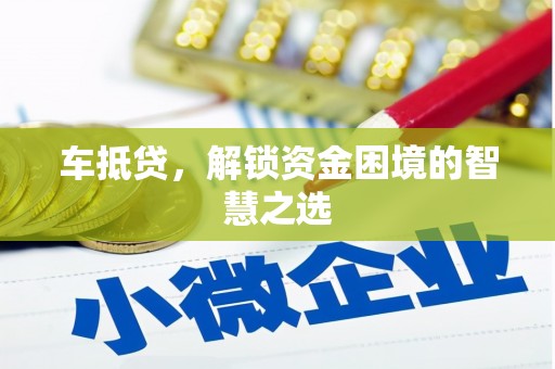 分宜车抵贷，解锁资金困境的智慧之选