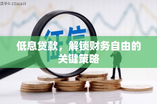 分宜低息贷款，解锁财务自由的关键策略