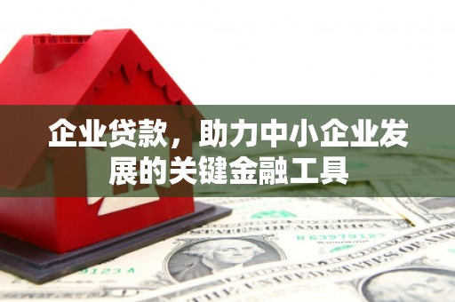 分宜企业贷款，助力中小企业发展的关键金融工具