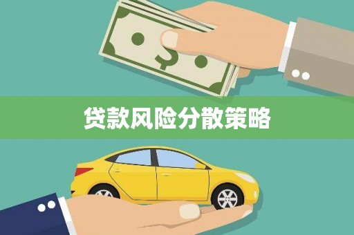 分宜贷款风险分散策略