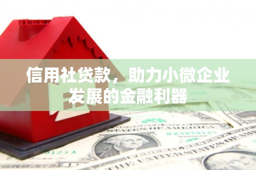 分宜信用社贷款，助力小微企业发展的金融利器