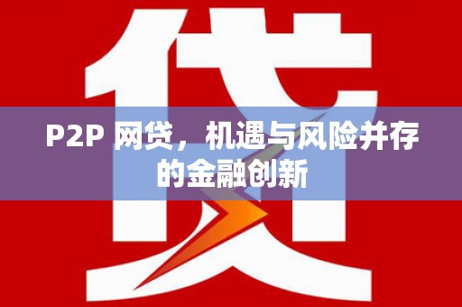 分宜P2P 网贷，机遇与风险并存的金融创新