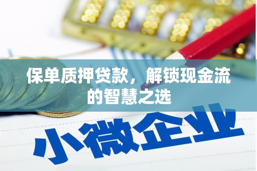 分宜保单质押贷款，解锁现金流的智慧之选