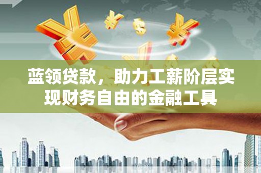 分宜蓝领贷款，助力工薪阶层实现财务自由的金融工具