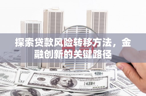 分宜探索贷款风险转移方法，金融创新的关键路径