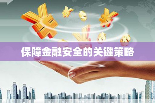 分宜保障金融安全的关键策略